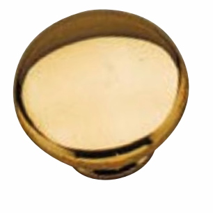 Knopp Pomolino Liscio 34mm olackad polerad mässing Knopp Pomolino Liscio 34mm olackad polerad mässing