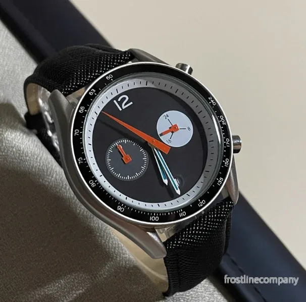 Sportig Kronograf Klocka Herr 32mm Stål - K0112 - Bild 3