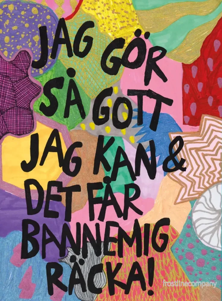 Vykort ”Jag gör så gott jag kan…” Vykort ”Jag gör så gott jag kan…”
