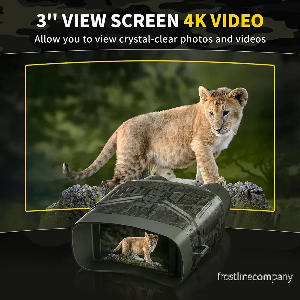 Mörkerkikare 4K 36MP – Nattkikare med 3″ Skärm och 4000mAh
