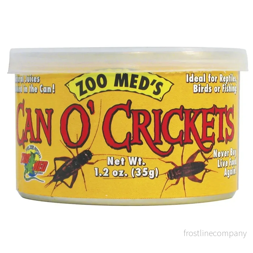 ZooMed Crickets 60st Konserverade 35g ZooMed Crickets 60st Konserverade 35g