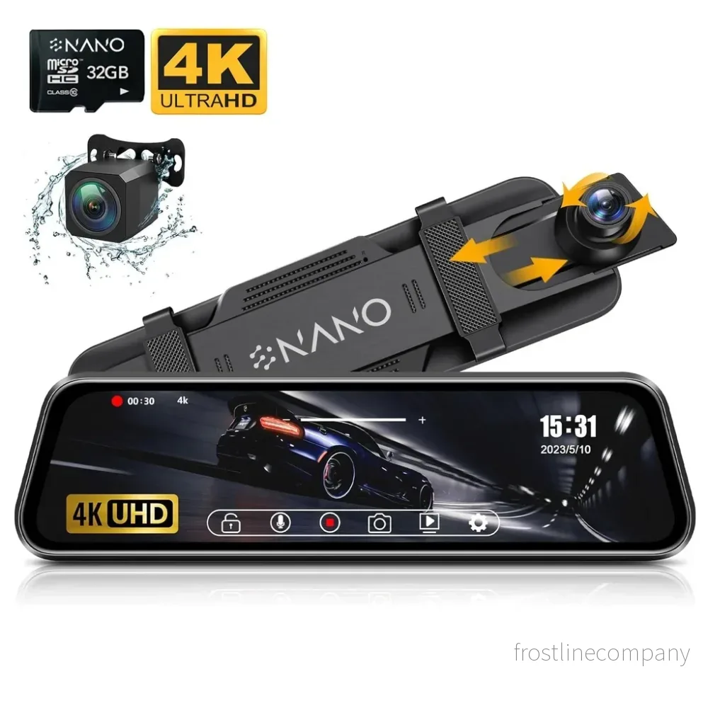 Nanocam T55 4K 2CH Full Mirror Wifi GPS 32gb innerbackspegel dashcam Nanocam T55 4K 2CH Full Mirror Wifi GPS 32gb innerbackspegel dashcam