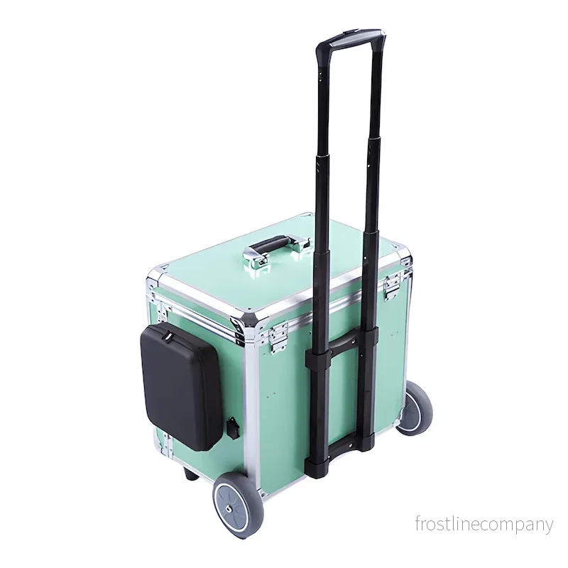 Fotvårdsväska PodoMobile Midi Youth Green med Trolley - Bild 3