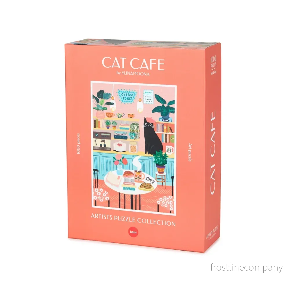 Pussel Cat Café 1000 bitar