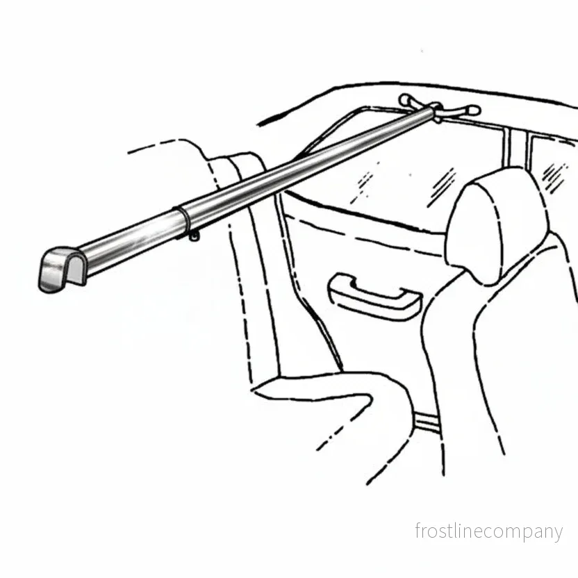 Konfektionsstång för bil - 70-130 cm - Bild 2