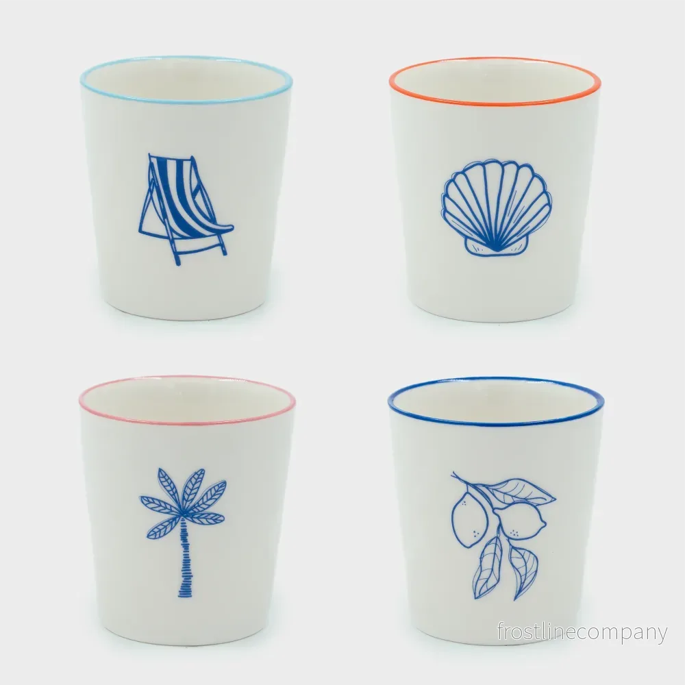 Muggar 4-pack Seaside Stories Muggar 4-pack Seaside Stories