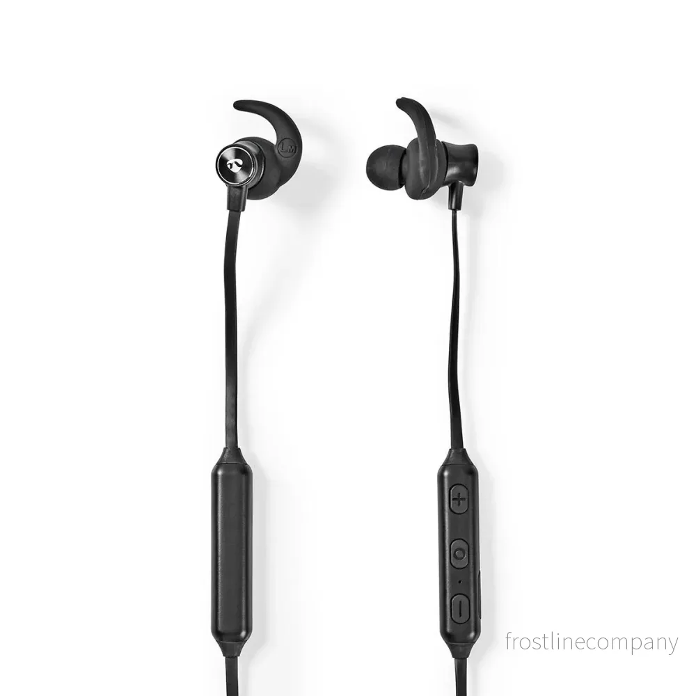 Sporthörlurar | Bluetooth | In-Ear | Flexibel sladd | Svarta - Bild 3