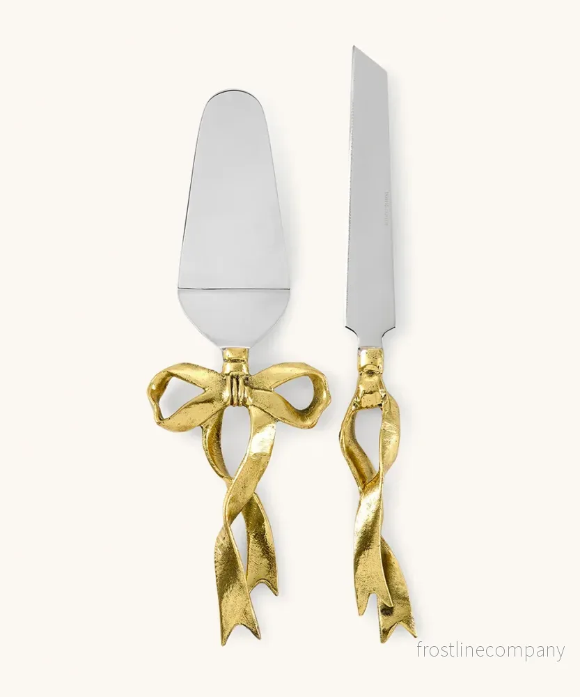 Serveringsbestick tårta set rosett Serveringsbestick tårta set rosett