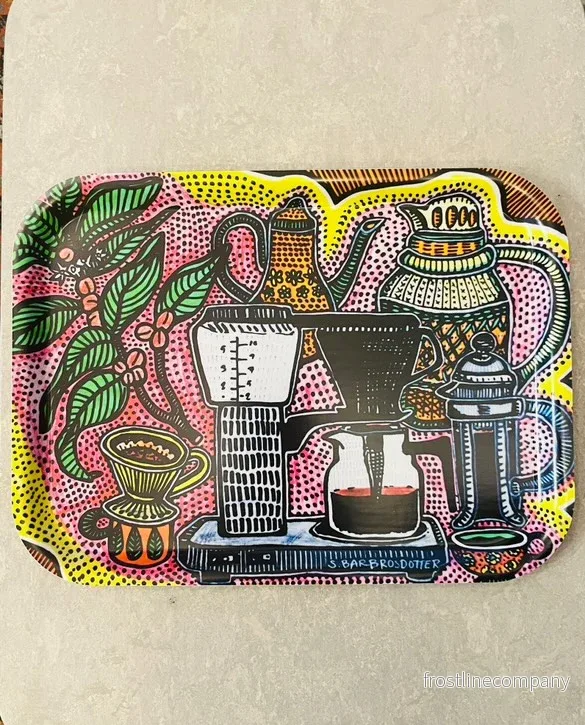 Bricka kaffeälskare