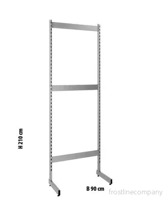 Framework, L-gondol, krom, B67 x H217,50 cm