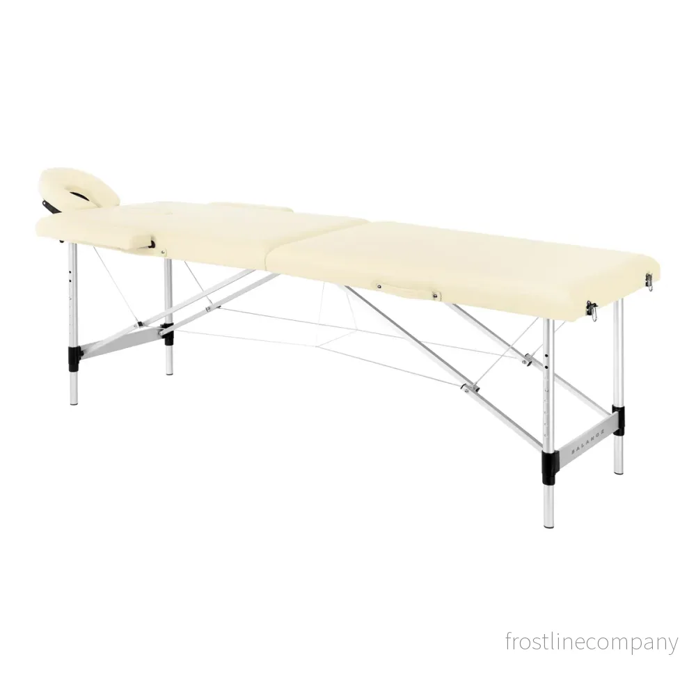 Massagebänk Hopfällbar Aluminium Balance 2 Zoner Crème Massagebänk Hopfällbar Aluminium Balance 2 Zoner Crème