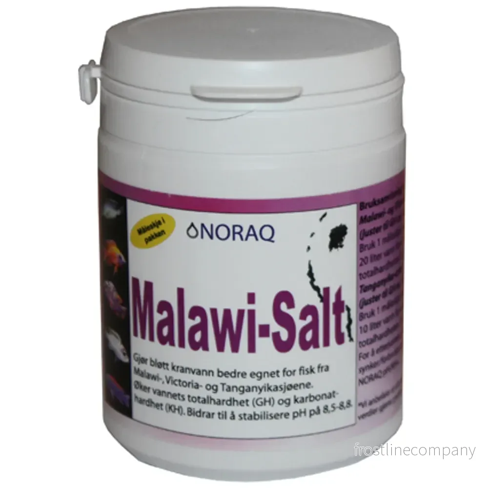 Noraq Malawi Salt – För ciklider från Malawi, Tanganyika & Victoria Noraq Malawi Salt – För ciklider från Malawi, Tanganyika & Victoria