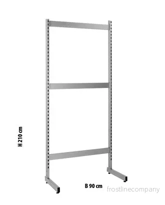 Framework, L-gondol, krom, B97 x H217,50 cm