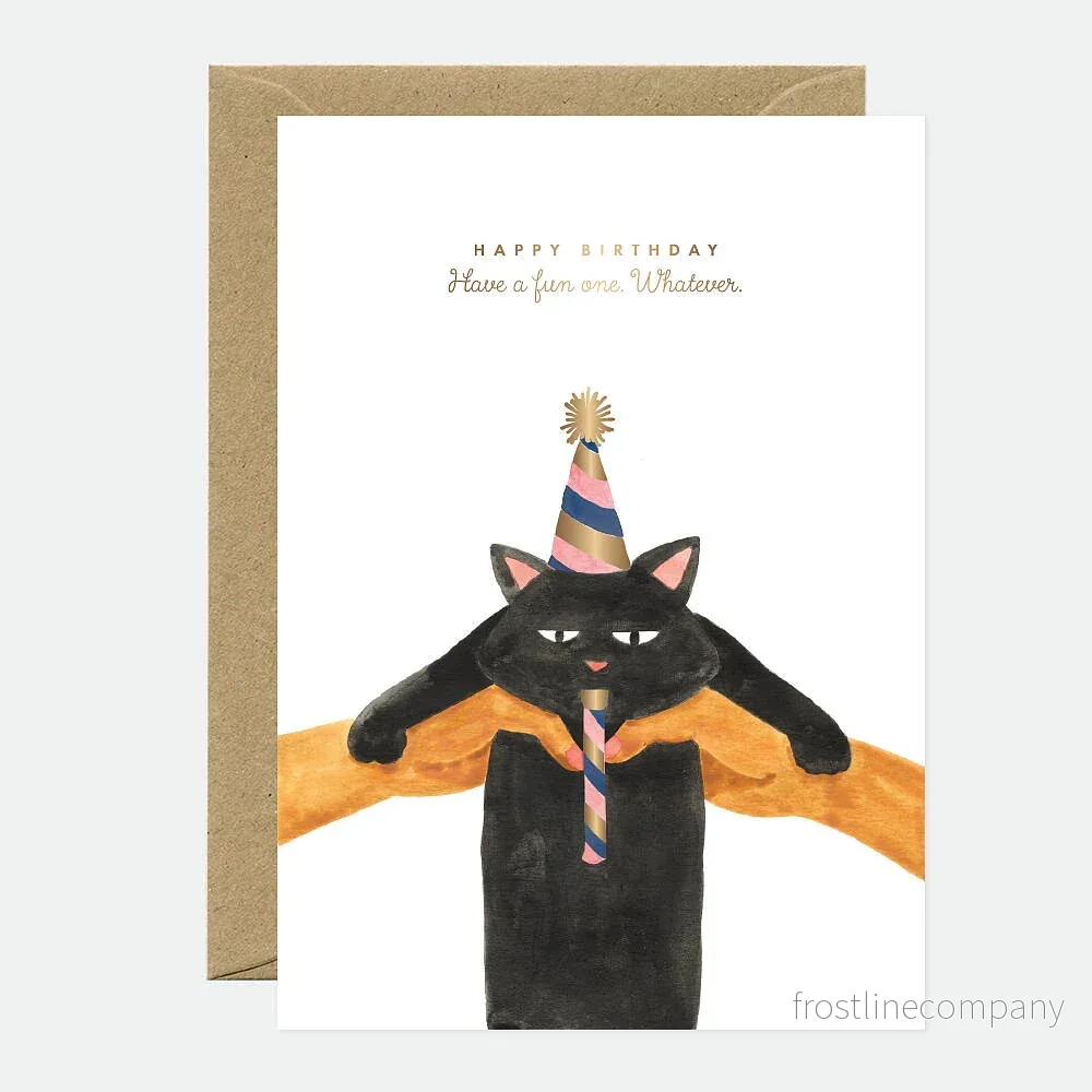Kort Katt Happy Birthday