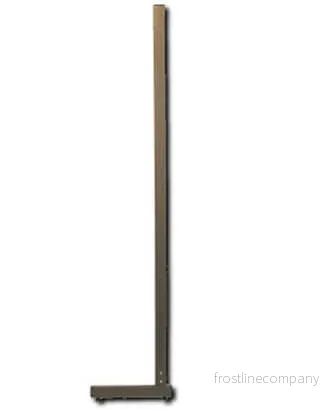 L-stolpe, krom, fot 45 cm, 240 cm