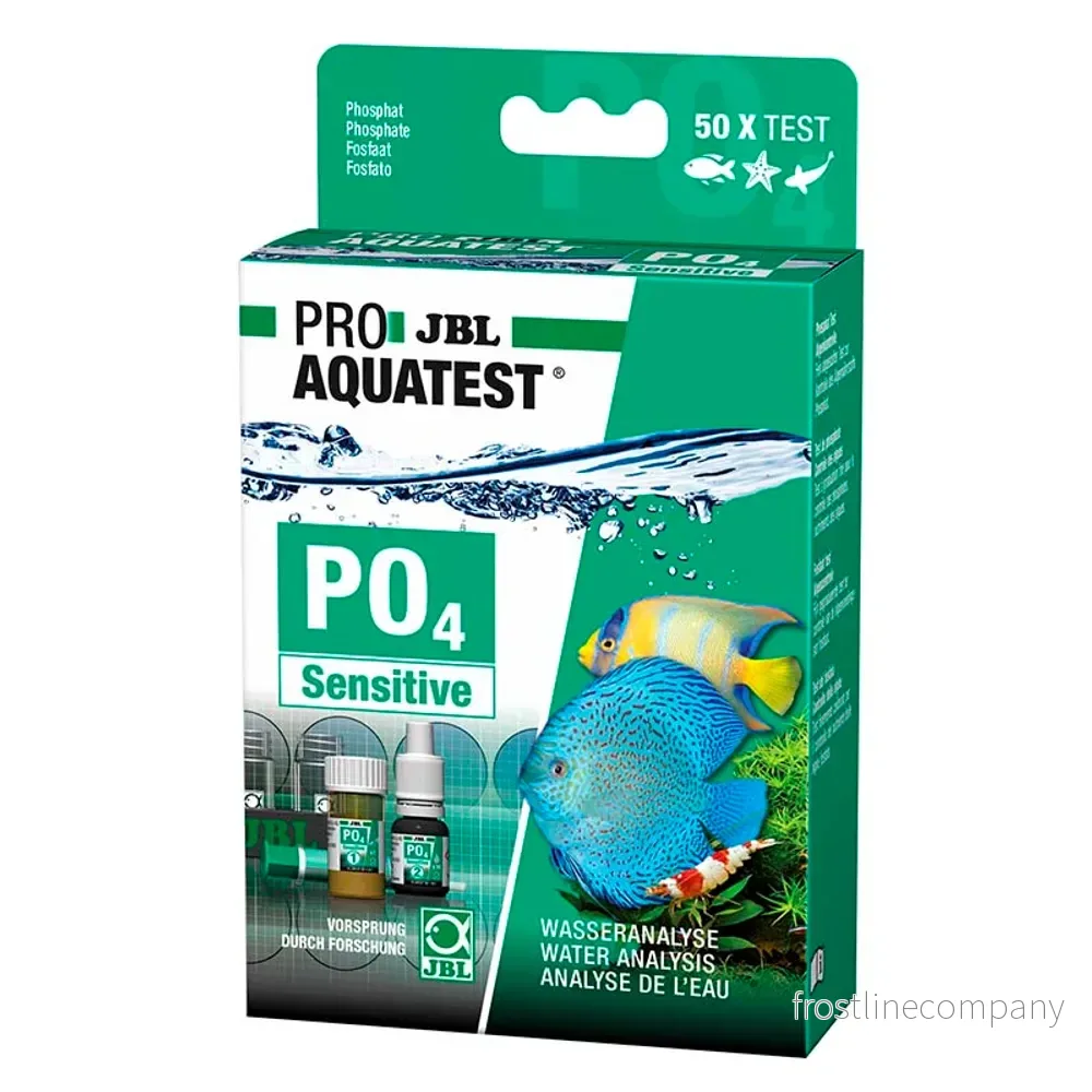 JBL ProAquaTest PO₄ Fosfat Sensitiv – Extra känsligt fosfattest (ca.50 tester)