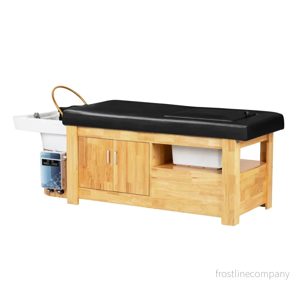 Schamponeringsstol Gabbiano Head Spa Bali Svart - Bild 2