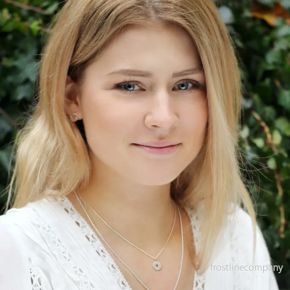 Silverhalsband kompass - Bild 3