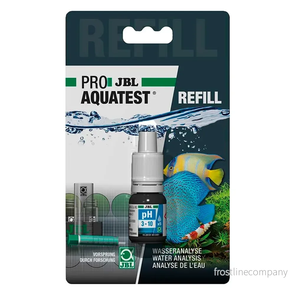 JBL ProAquaTest pH 3.0–10.0 Refill – Reagenspåfyllning för ca.50 mätningar