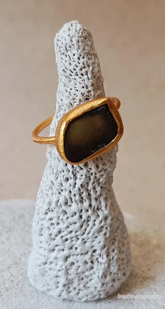 Ring strandglas nr 47 - size 18