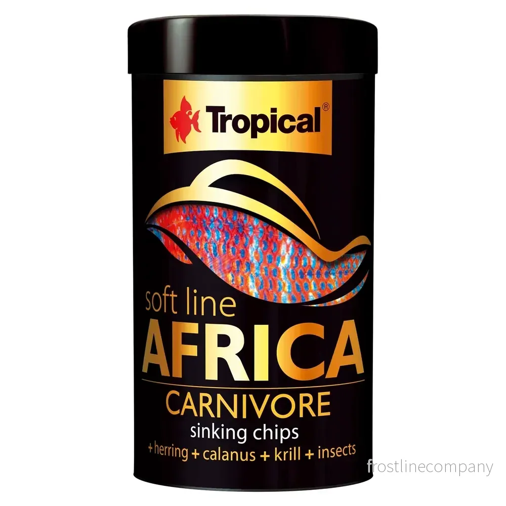 Tropical Soft Line Africa Carnivore M – mjuka sjunkande chips för afrikanska fiskar