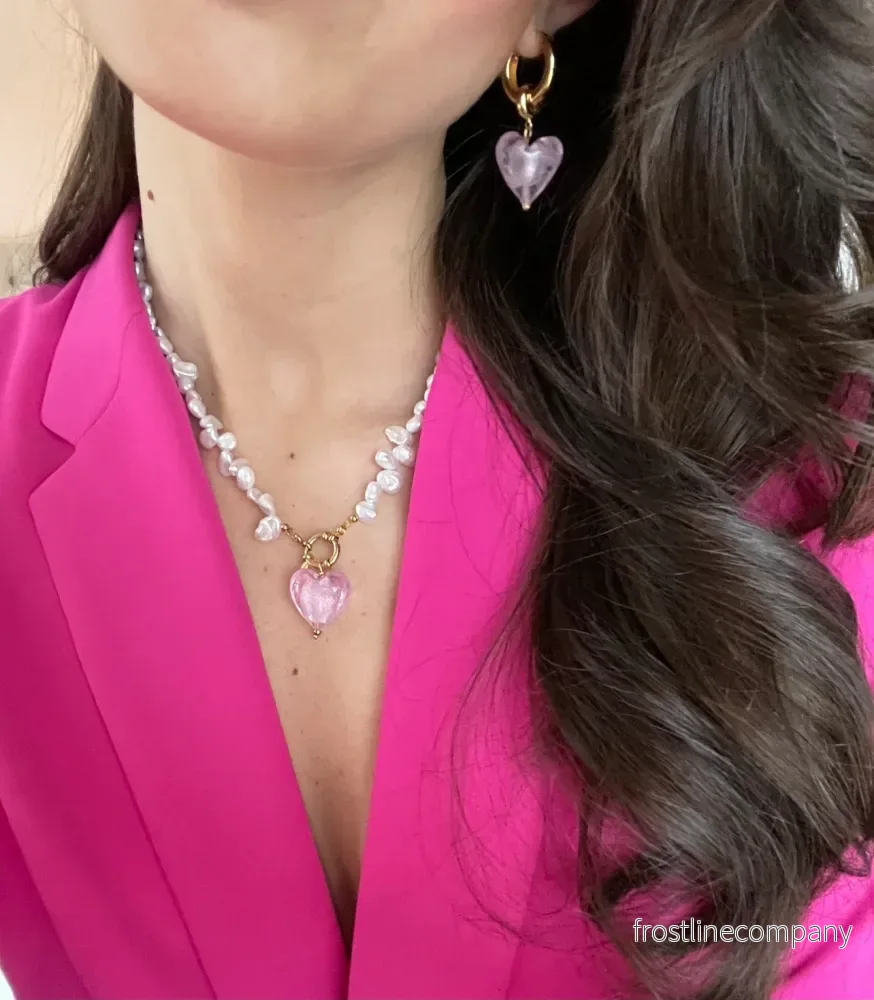 Massi halsband Love Pendant pink - Bild 2