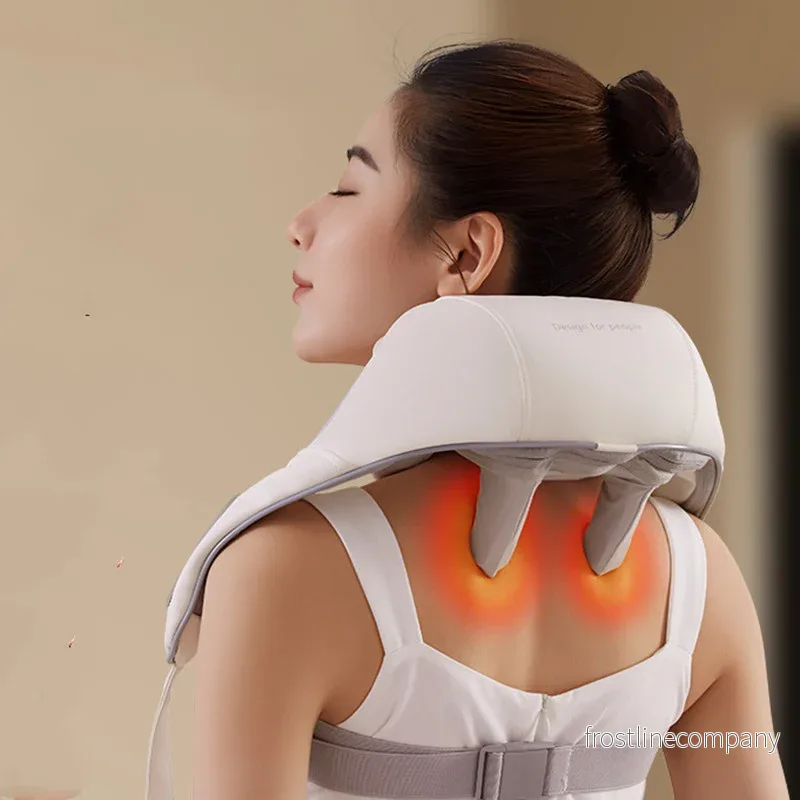 Relax – Elektrisk Nackmassage & Axelmassage – Uppladdningsbar Värmande Shiatsu Massager med Timer – 2000mAh Relax – Elektrisk Nackmassage & Axelmassage – Uppladdningsbar Värmande Shiatsu Massager med Timer – 2000mAh