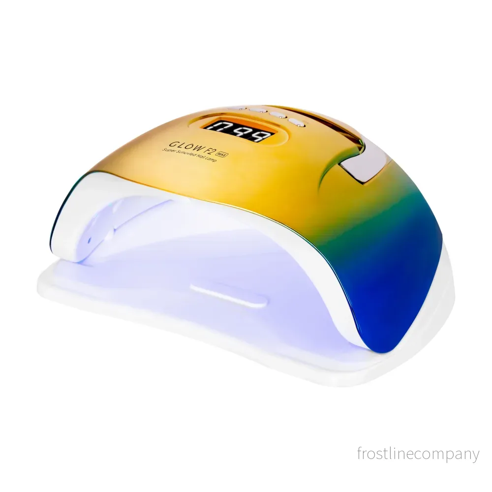 Glow F2 UV LED Nagellampa 220W – Guld/Blå
