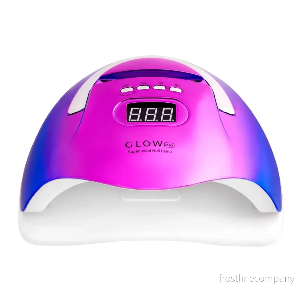 UV/LED Nagellampa Glow F2 220W - Rosa/Blå - Bild 3