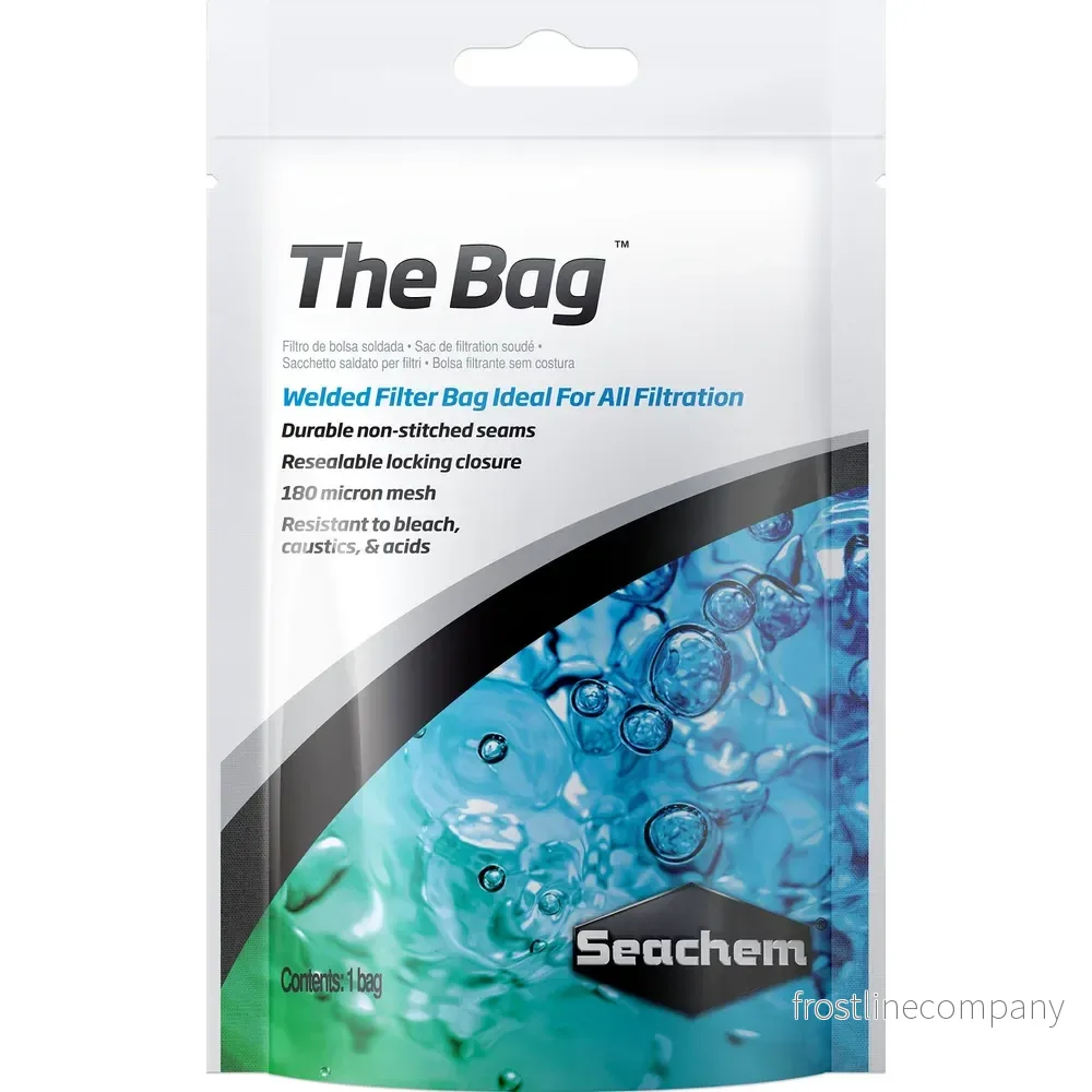 Seachem The Bag – Filterpåse 13x25cm (180 mikron) för akvariefiltrering Seachem The Bag – Filterpåse 13x25cm (180 mikron) för akvariefiltrering
