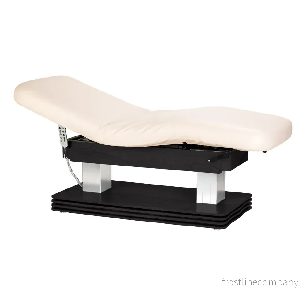 Massagebänk elektrisk Sillon Comfort Crème-Svart Massagebänk elektrisk Sillon Comfort Crème-Svart