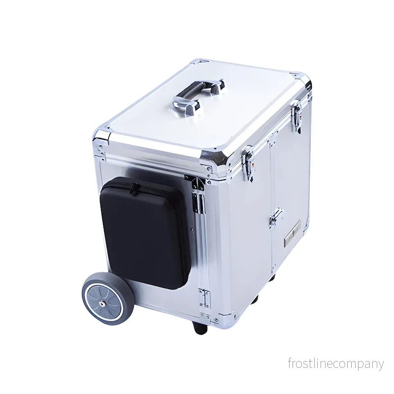 Fotvårdsväska PodoMobile Midi Brush Silver med Trolley - Bild 3
