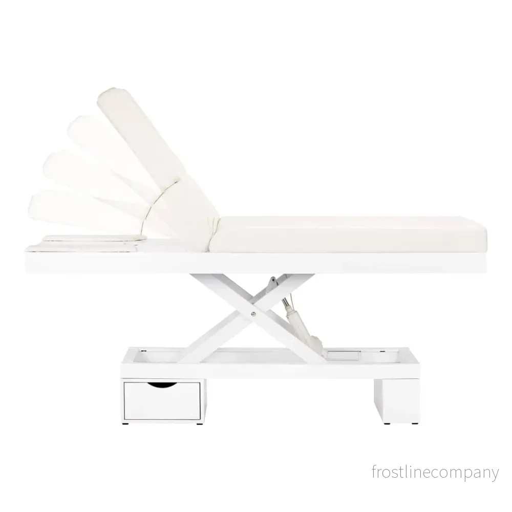 Elektrisk massagebänk Azzurro 815B Vit - Bild 2