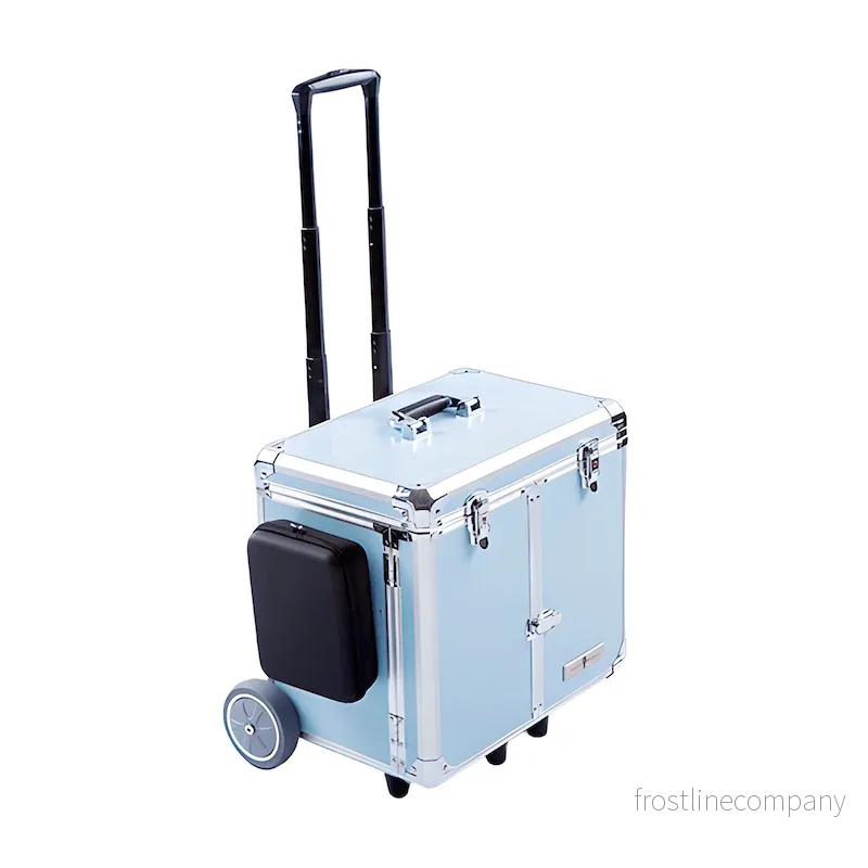 Fotvårdsväska PodoMobile Midi Grey Blue med Trolley - Bild 2