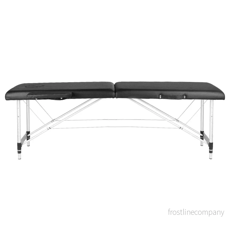 Bärbar massagebänk aluminium Komfort Activ Fizjo 2-zons - Svart - Bild 2