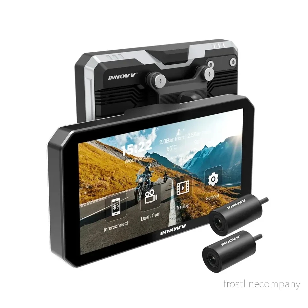 Innovv N1 Pro 2CH wifi CarPlay-skärm och dashcam för motorcykel Innovv N1 Pro 2CH wifi CarPlay-skärm och dashcam för motorcykel