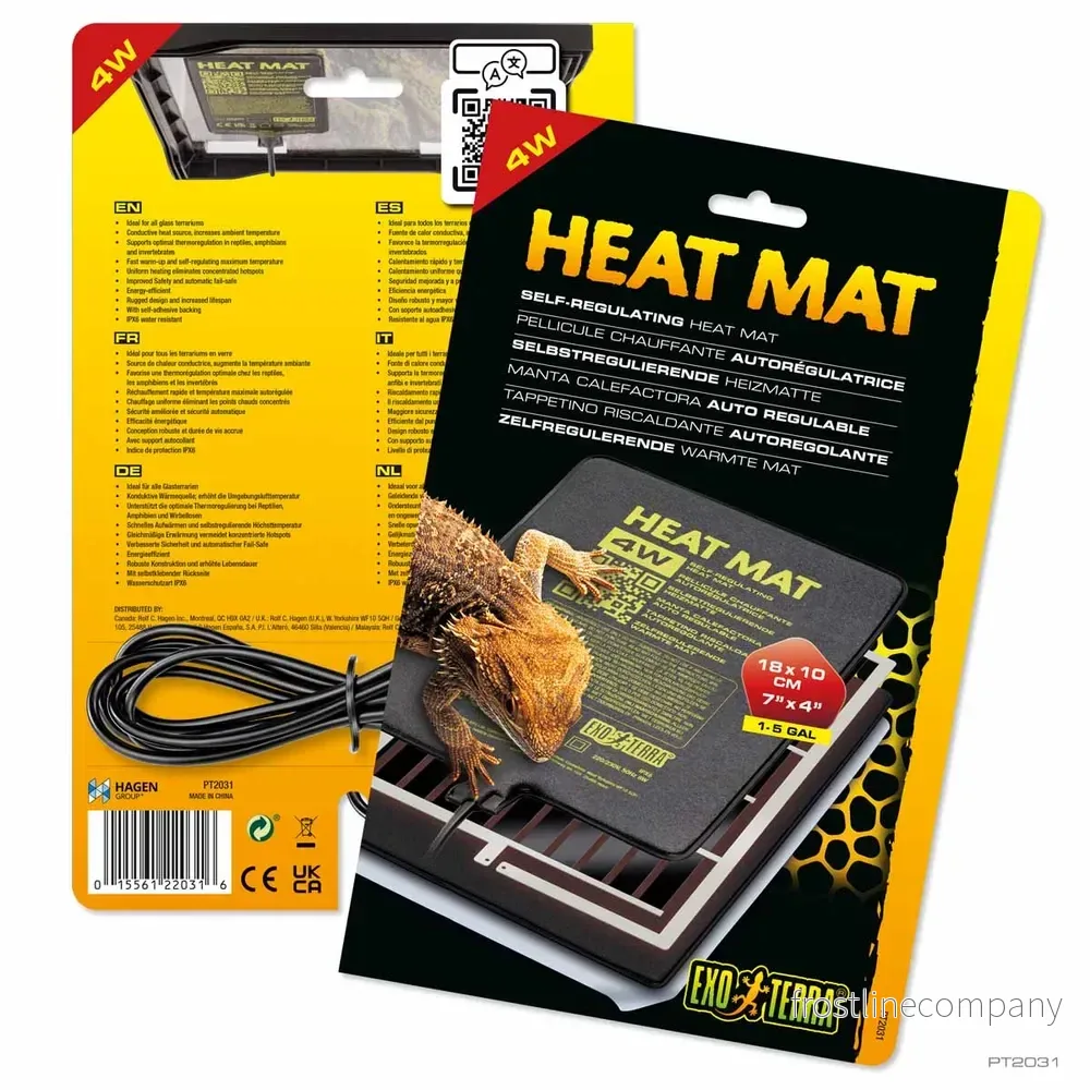 Exo Terra Heat Mat PTC – Självreglerande värmematta (4–24W) Exo Terra Heat Mat PTC – Självreglerande värmematta (4–24W)