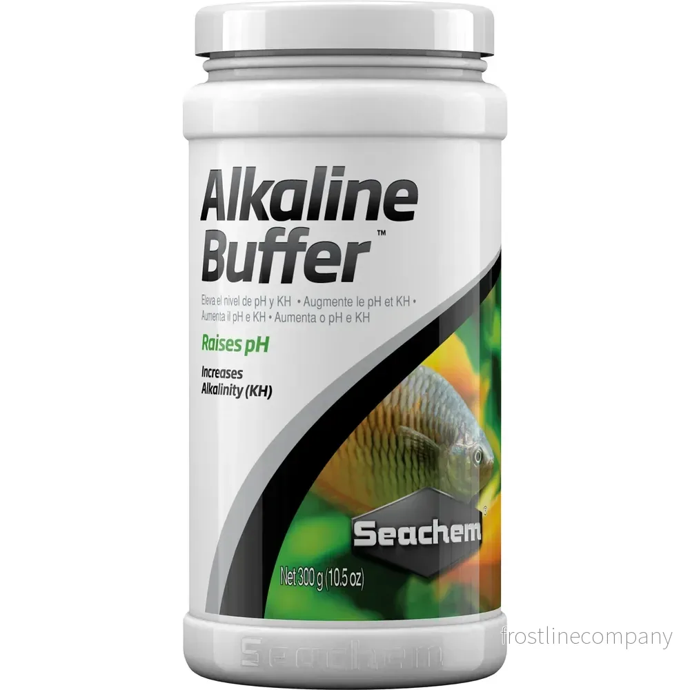Seachem Alkaline Buffer – Fosfatfri pH- och KH-buffert för sötvattensakvarium - Bild 2