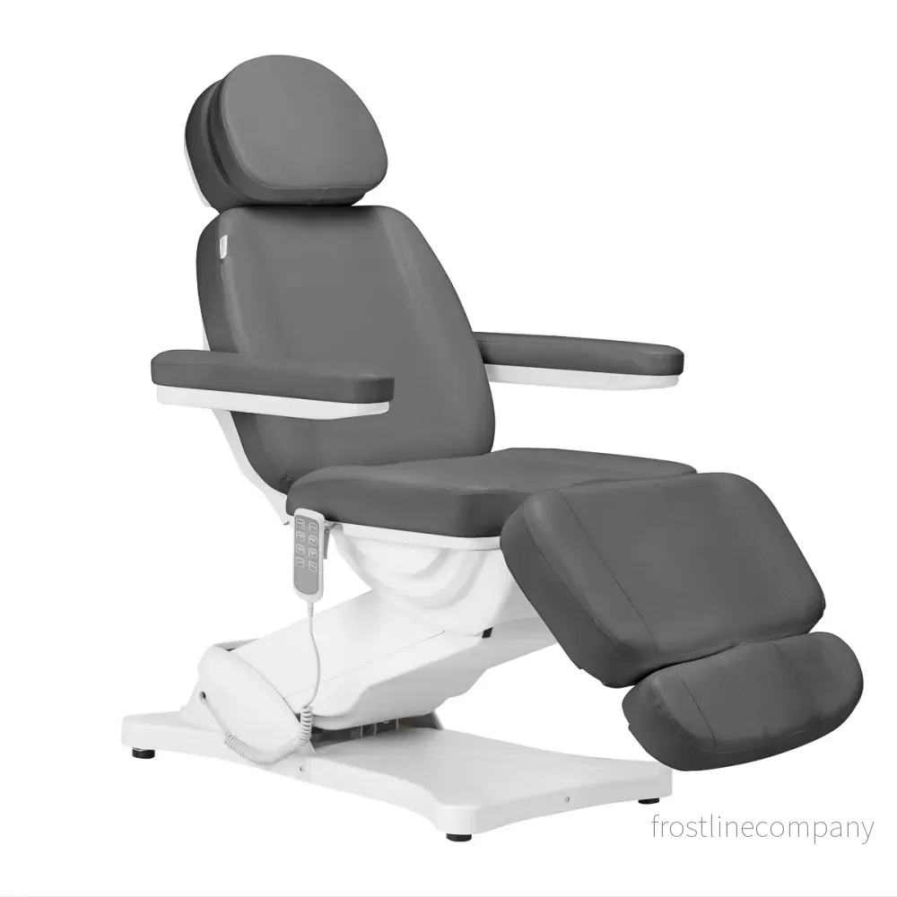 Elektrisk behandlingsstol Sillon Classic 4 motorer med tilt - Grå - Bild 2