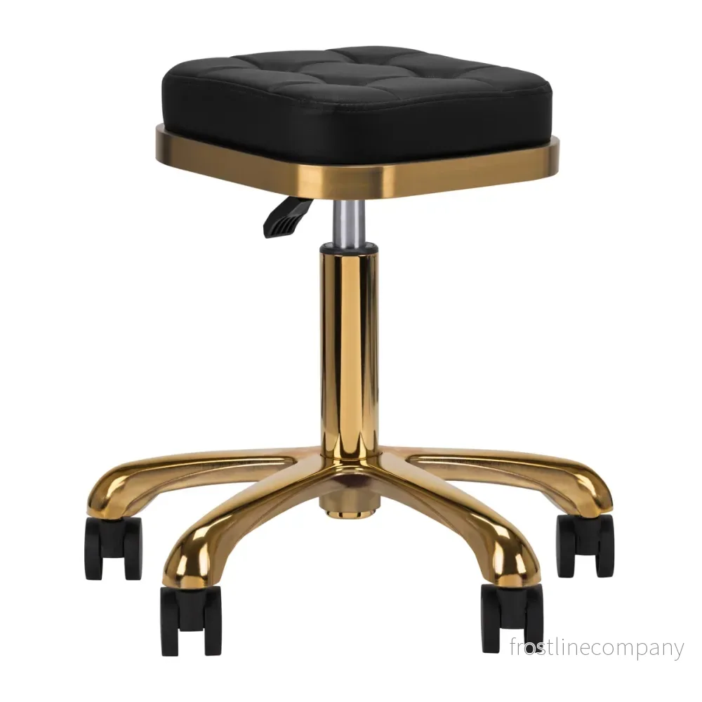 Justerbar taburett M-1645 – Guld/Svart