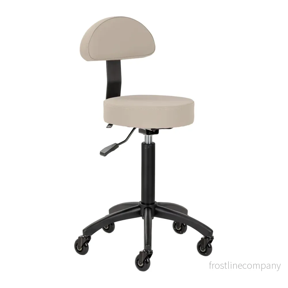 Taburett med ryggstöd Gabbiano D026 Beige Taburett med ryggstöd Gabbiano D026 Beige
