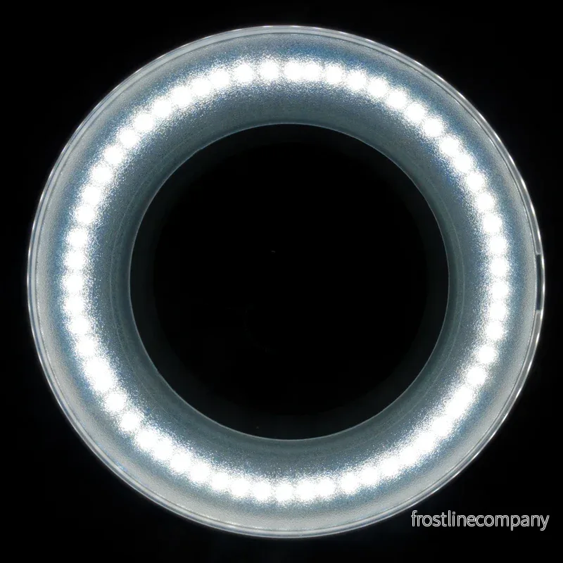 Förstoringslampa LED Elegante 6027 Vit 5D med bordsklämma - Bild 3