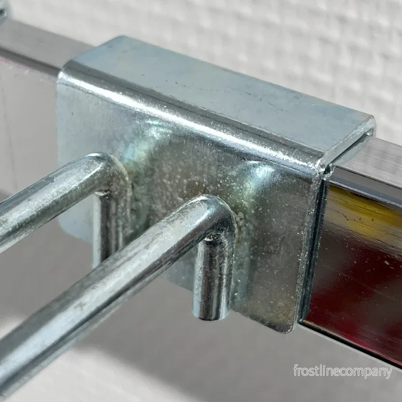 Euro-krok för 12 mm dekorstång, galvaniserad, 15 cm - Bild 2