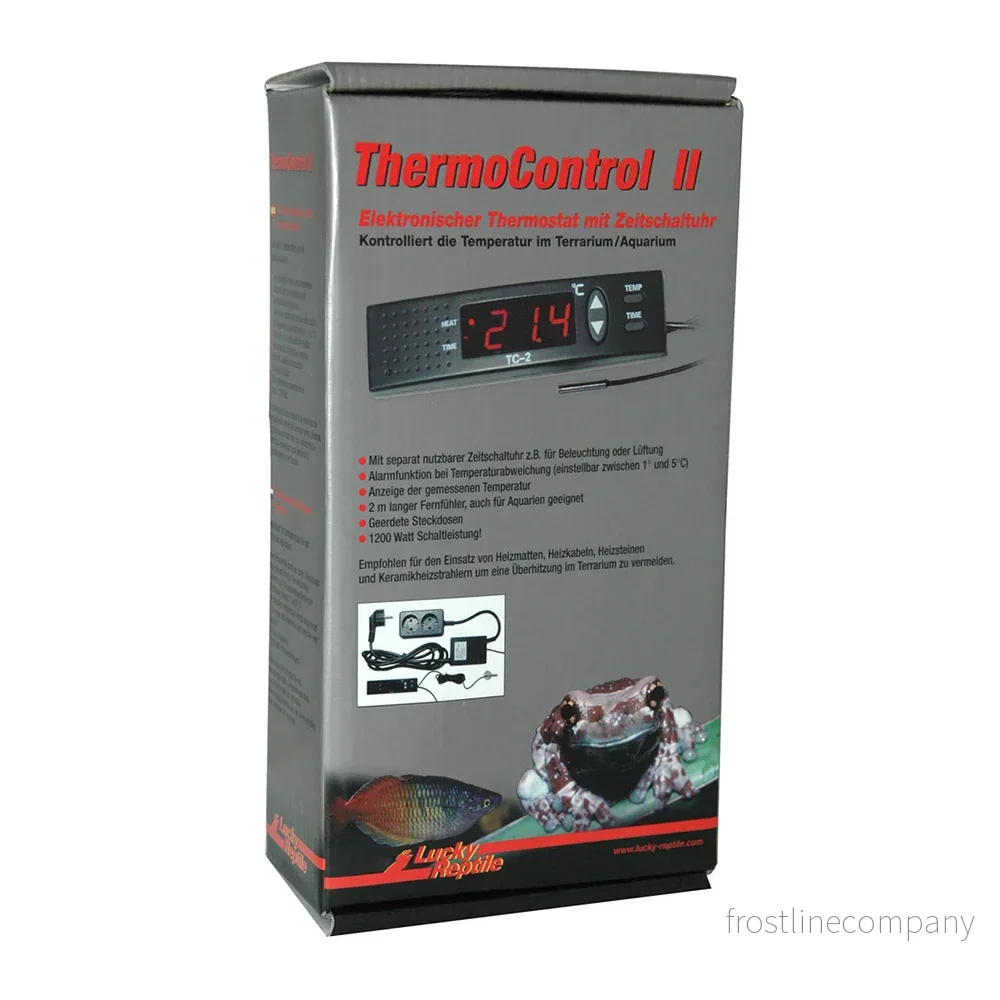 Lucky Reptile ThermoControl II – Digital termostat för terrarium