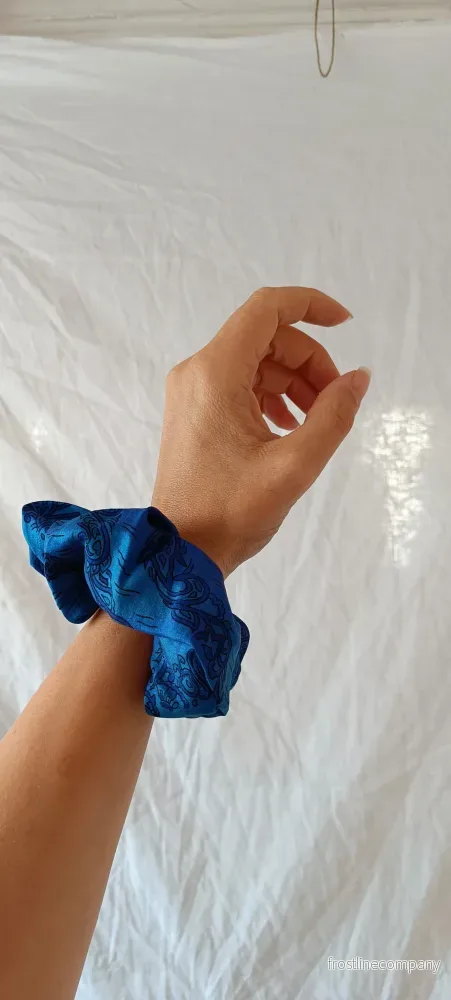 Scrunchie - vintage silke nr 2