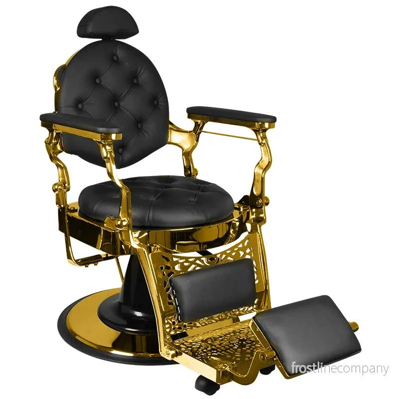 Barberstol Gabbiano Giulio – Guld/Svart Barberstol Gabbiano Giulio – Guld/Svart