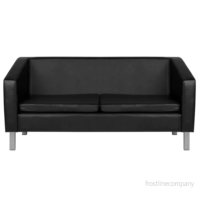 Väntrumssoffa Gabbiano BM18003 3-sits Svart - Bild 2