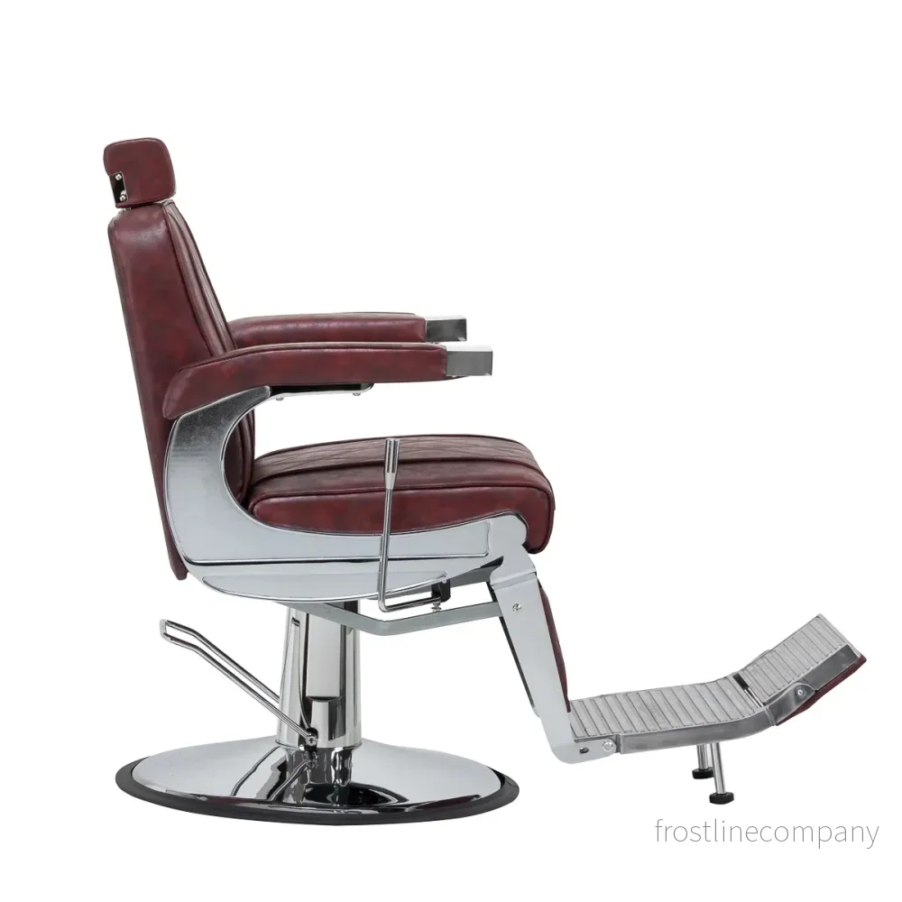 Barberstol Hair System BM88066 Bordeauxröd - Bild 2