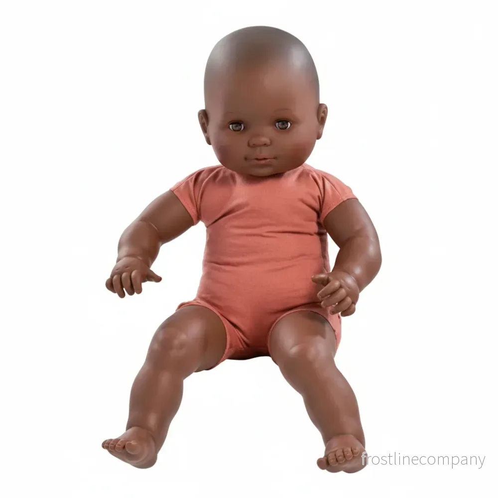 Babymannekäng. H 60 cm. Mörk hudfärg - Bild 3
