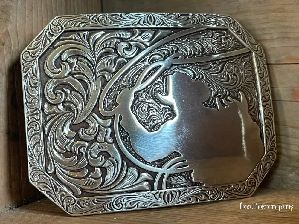 Belt Buckle Cowboy Roping Nocona